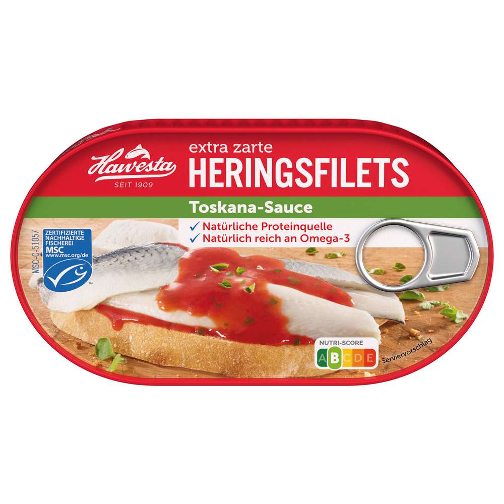 Produktabbildung Hawesta Heringsfilet, Toskana