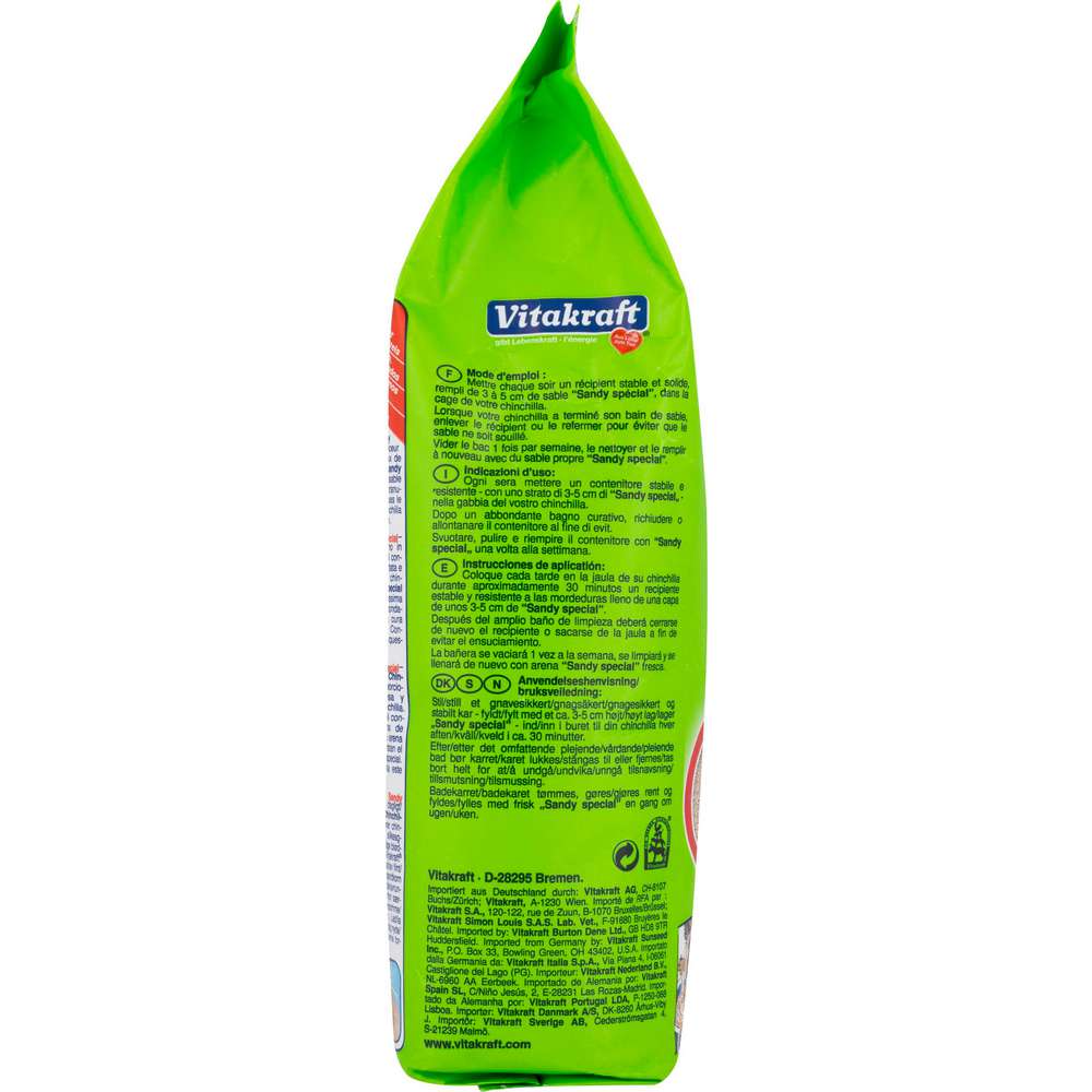 Produktabbildung Vitakraft Chinchilla Mineralsand Sandy