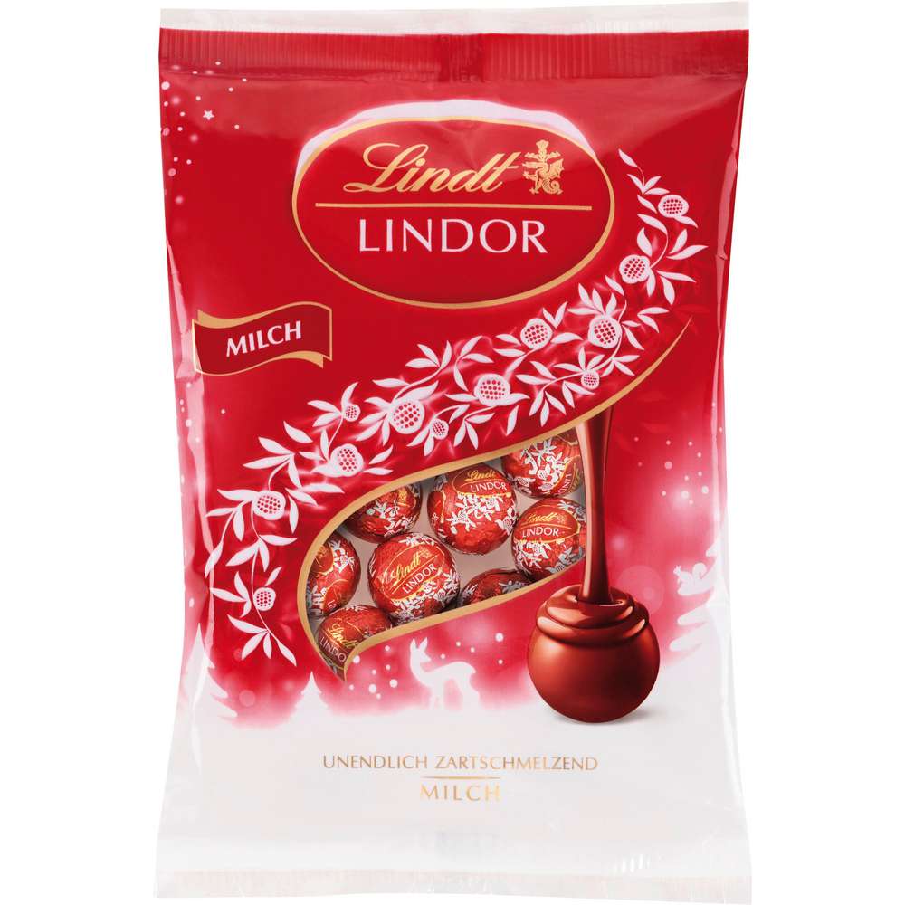 Produktabbildung Lindt Vollmilch-Schokoladenkugeln Lindor Mini