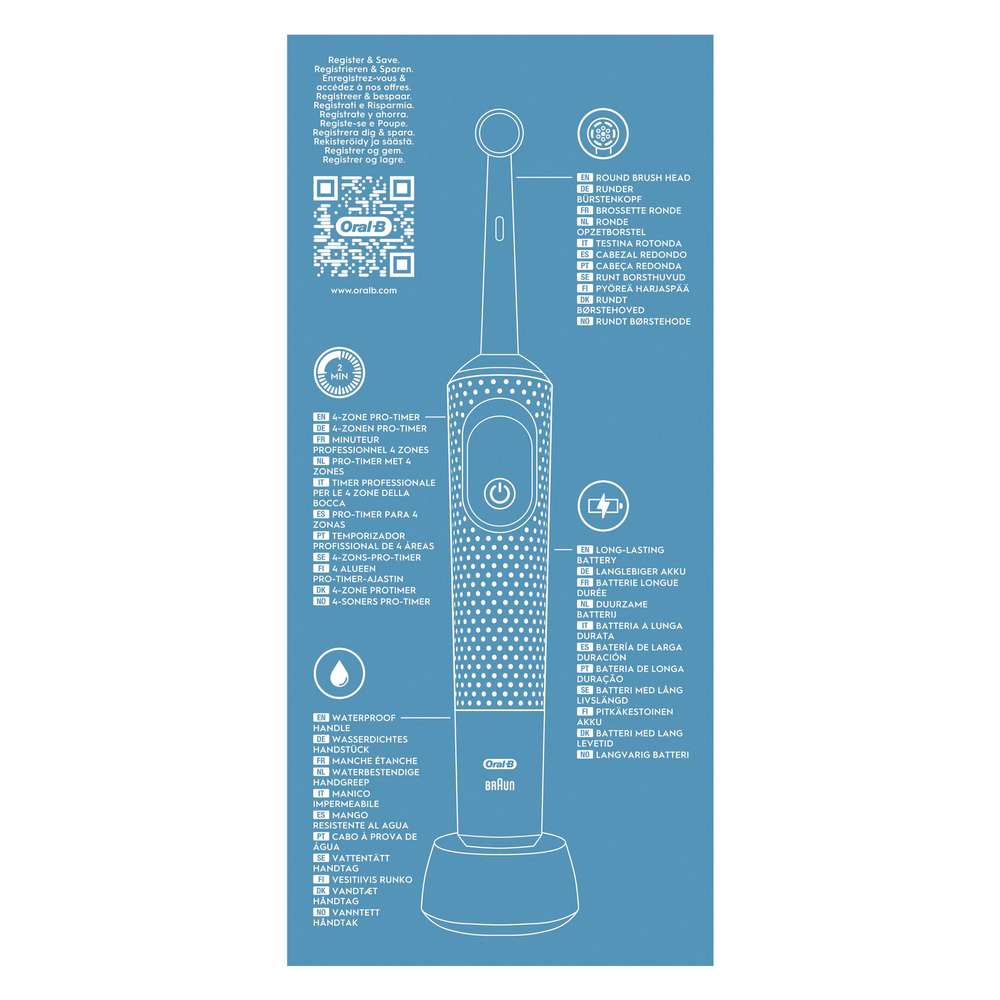 Produktabbildung Oral-B Vitality Pro Elektrische Zahnbürste, Blue