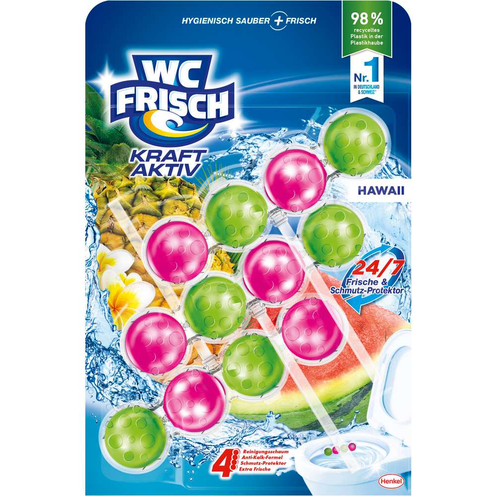 Produktabbildung WC Frisch WC Duftspüler Kraft Aktiv, Hawaii
