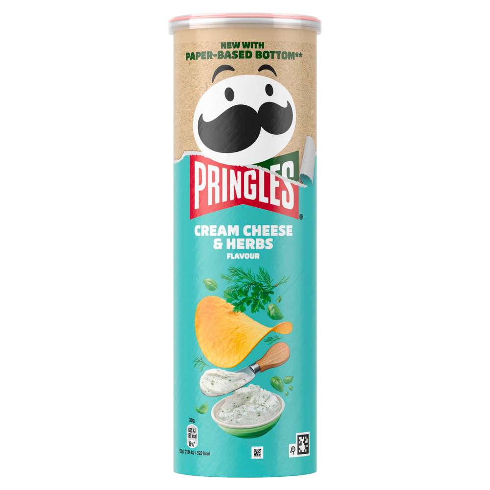 Produktabbildung Pringles Chips, Cream Cheese & Herbs