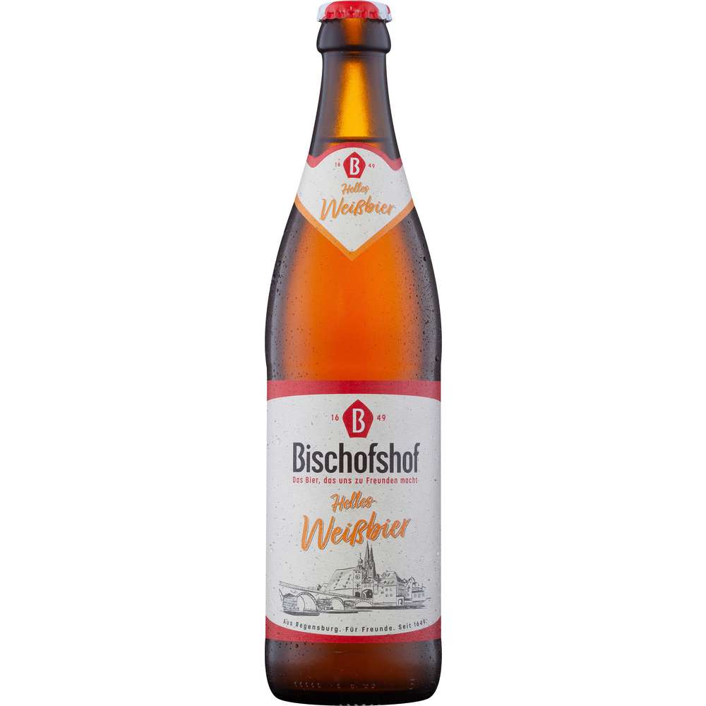 Produktabbildung Bischofshof Hefe-Weißbier, hell 5,1%