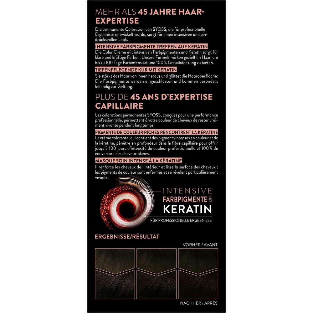 Produktabbildung Syoss Permanente Coloration Natürliches Tiefbraun