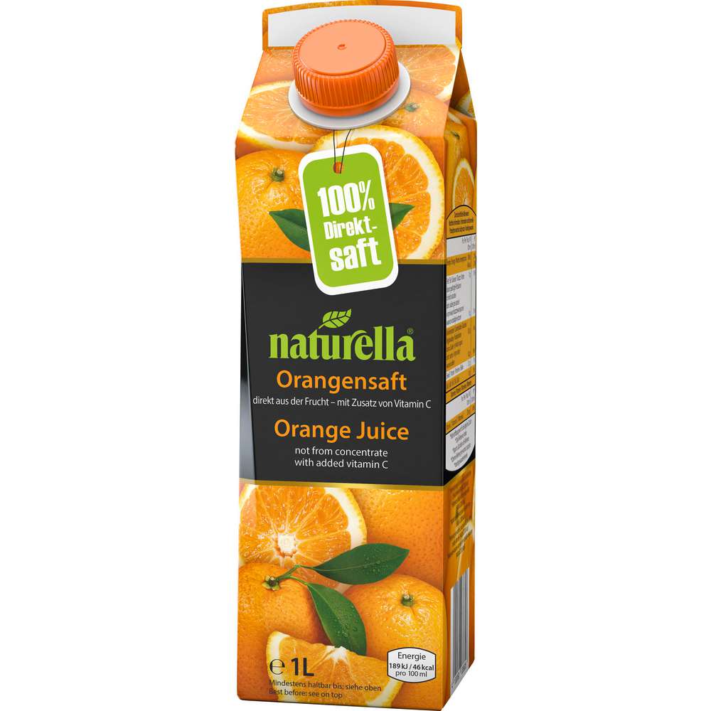 Produktabbildung Naturella Orangensaft Direktsaft