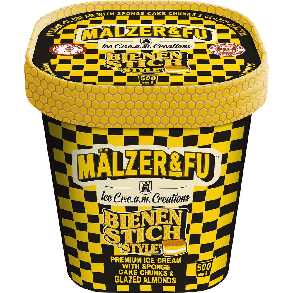Produktabbildung MÄLZER & FU Eis, Bienenstich Style 