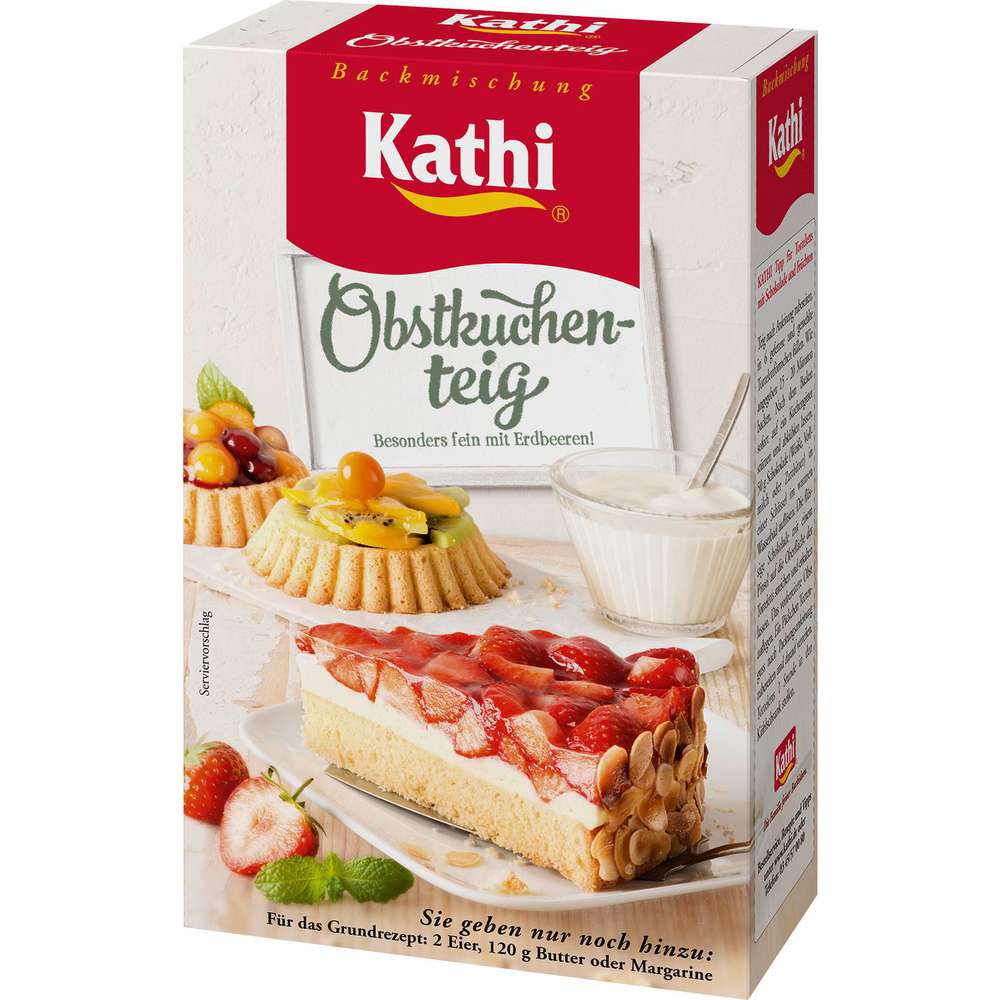 Produktabbildung Kathi Backmischung Obstkuchenteig