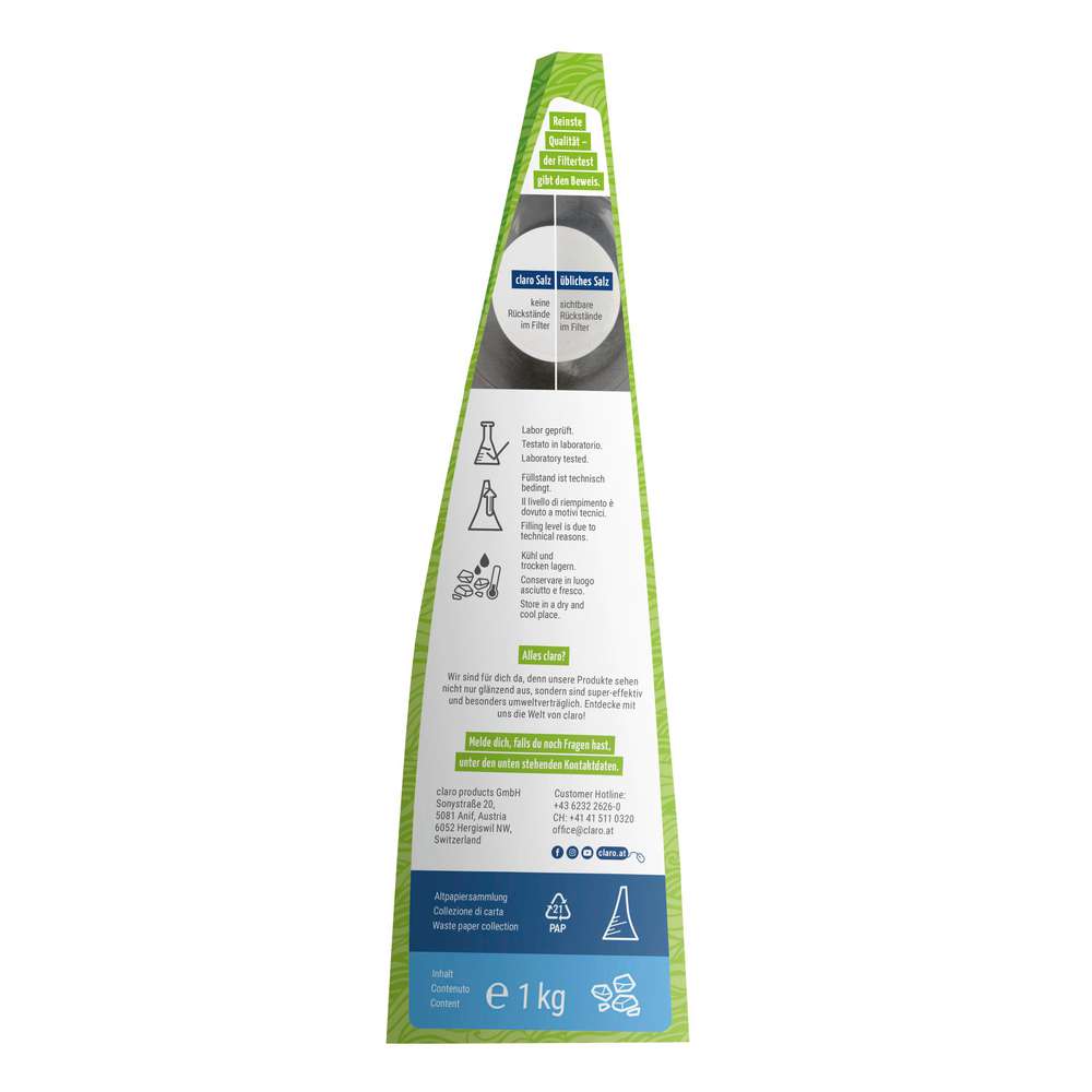 Produktabbildung claro Spülmaschinensalz Alpensalz