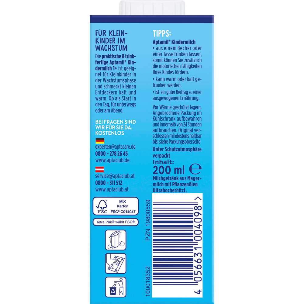 Produktabbildung Aptamil Pronatura Kindermilch ab 1+