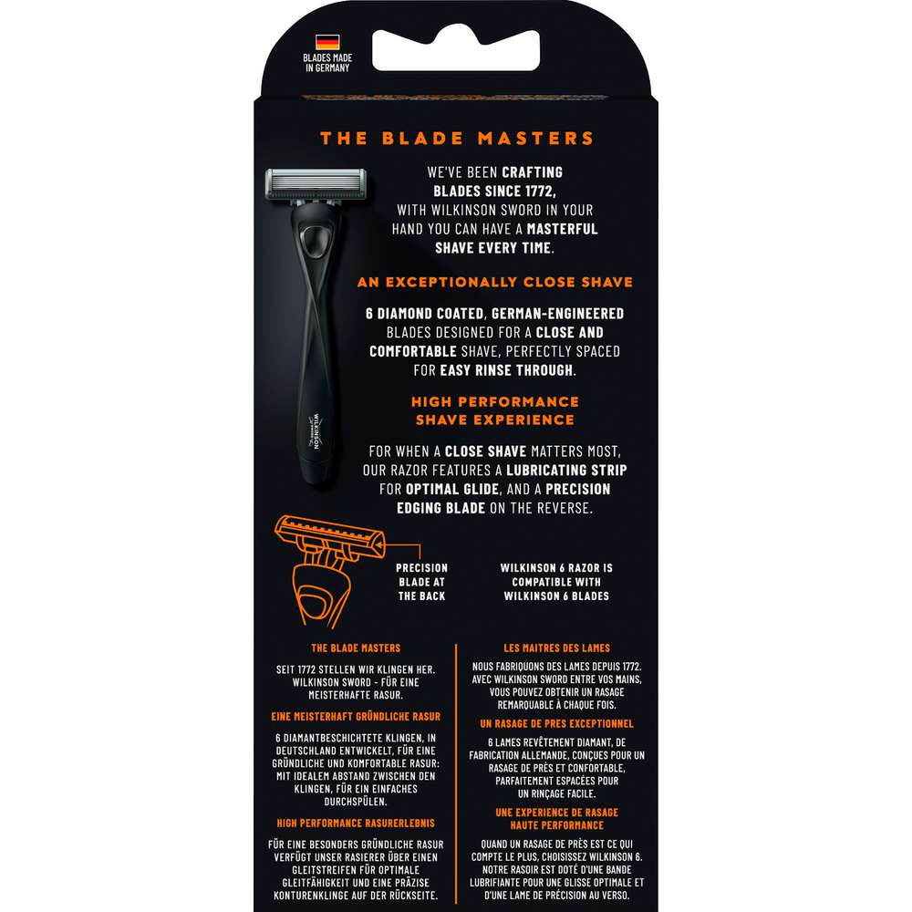 Produktabbildung Wilkinson Rasierapparat 6 + Klinge