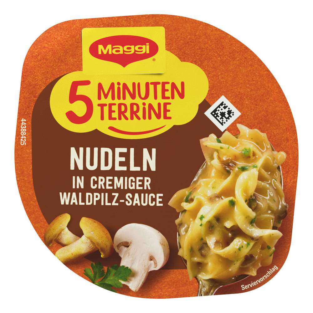 Produktabbildung Maggi 5 Minuten Terrine, Nudeln in Waldpilz Sauce