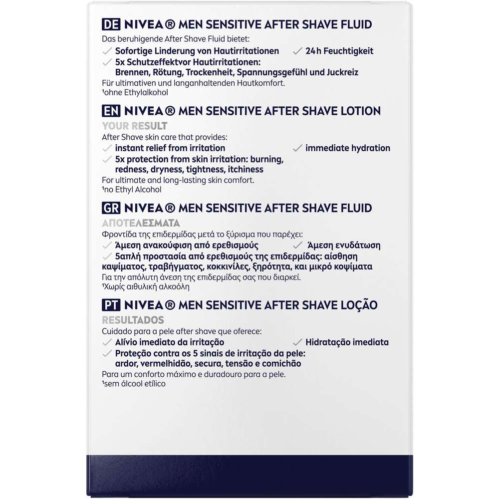 Produktabbildung Nivea After Shave Men Fluid sensitiv