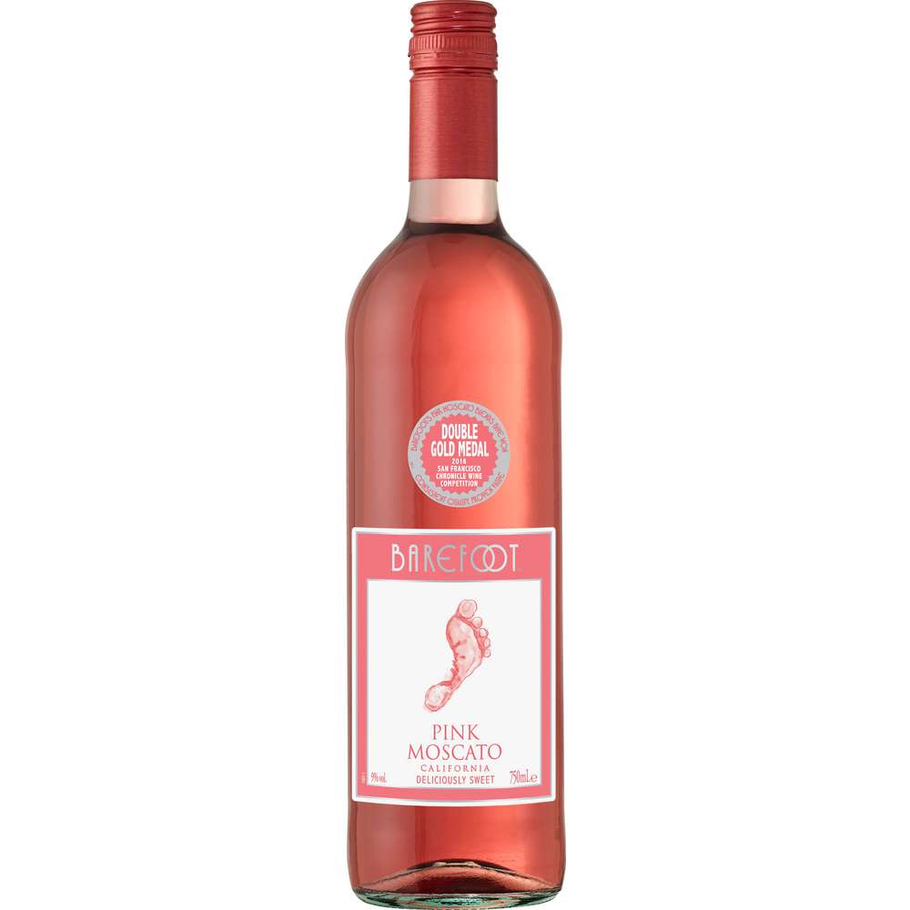 Produktabbildung Barefoot Pink Moscato, Roséwein