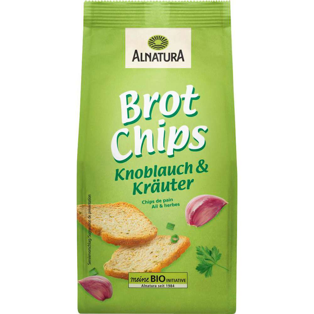 Produktabbildung Alnatura Bio Brot Chips, Mediterrane Paprika