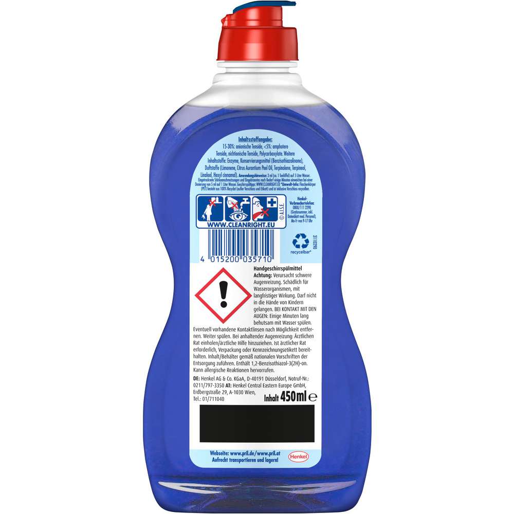 Produktabbildung Pril Geschirrspülmittel Kraftgel, Ultra Plus