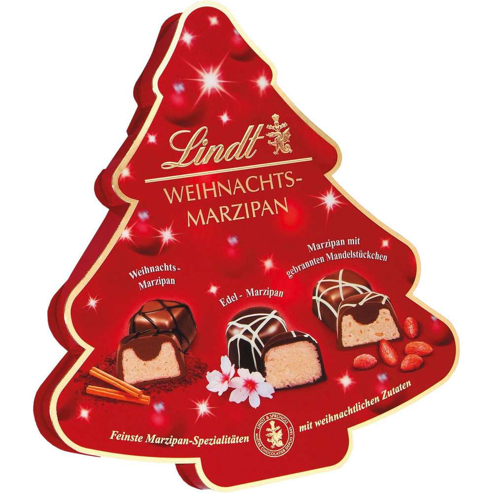 Produktabbildung Lindt Schokoladen-Marzipan Weihnachts-Kostbarkeiten