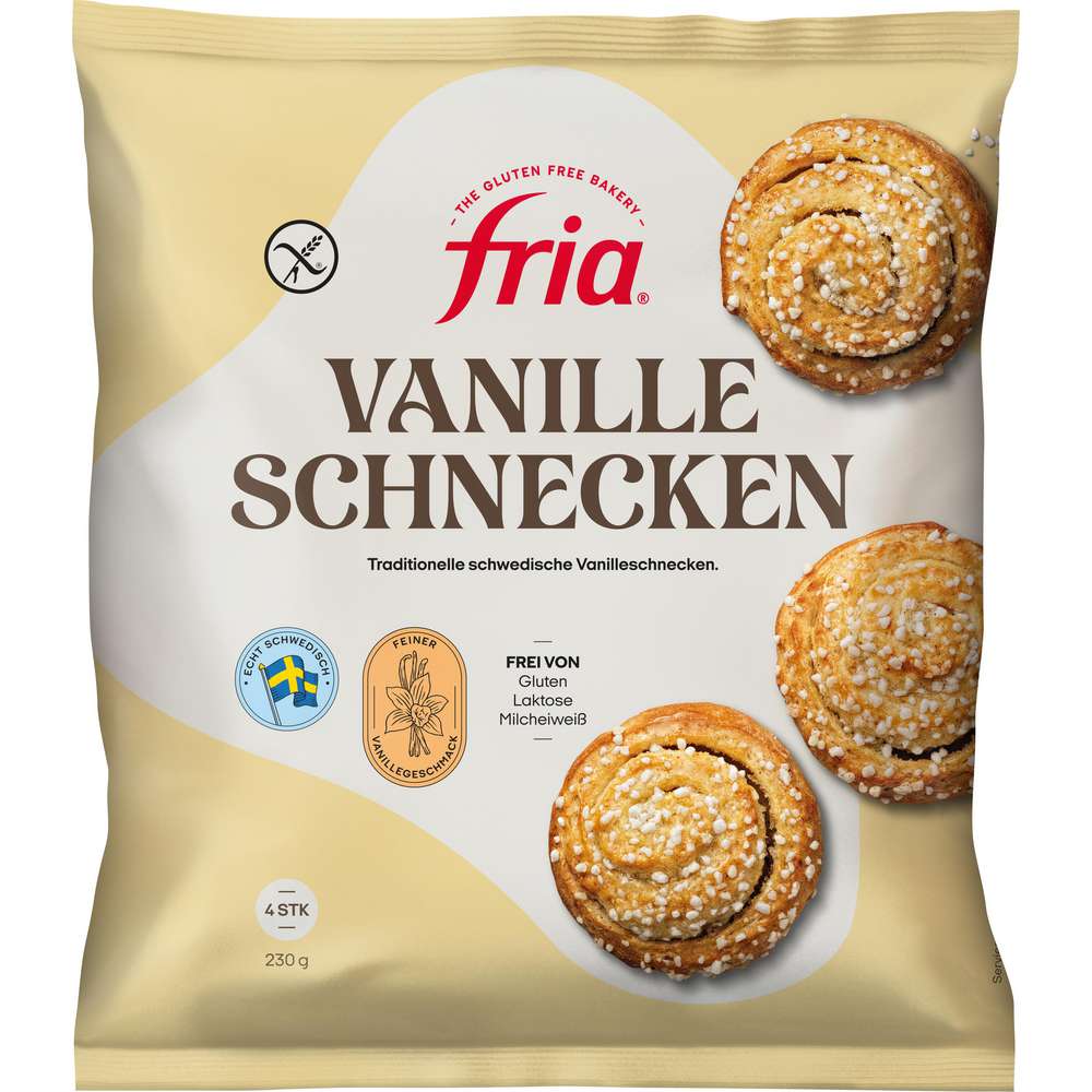 Produktabbildung Fria Vanille-Schnecken, tiefgekühlt