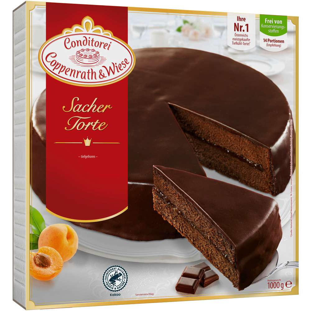 Produktabbildung Conditorei Coppenrath & Wiese Sachertorte, tiefgekühlt