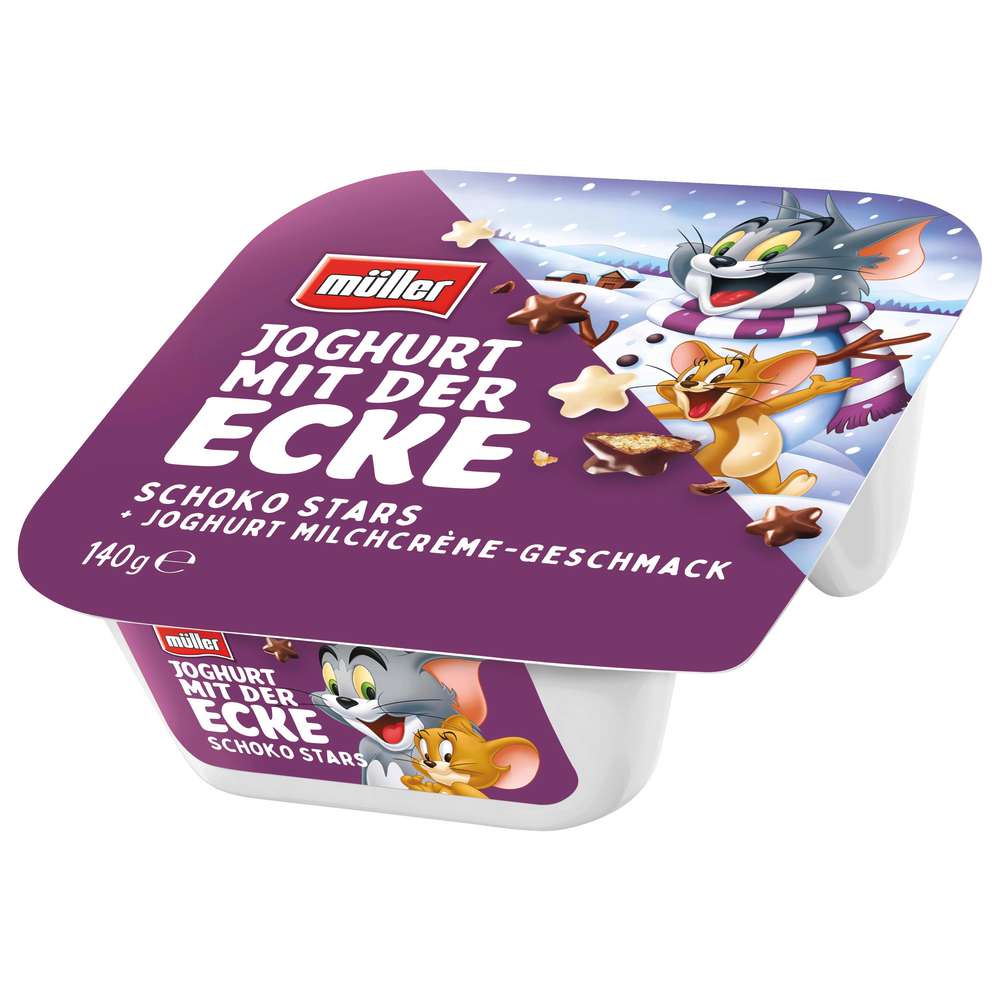 Produktabbildung Müller Joghurt mit der Ecke Tom&Jerry Schokosterne
