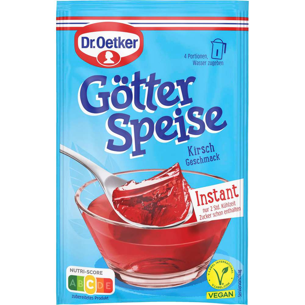 Produktabbildung Dr. Oetker Instant Götterspeise, Kirsch