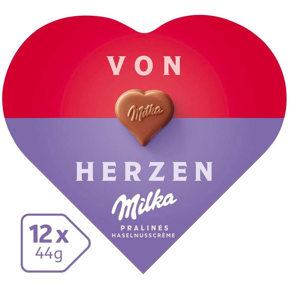 Produktabbildung Milka Pralinés Haselnusscreme