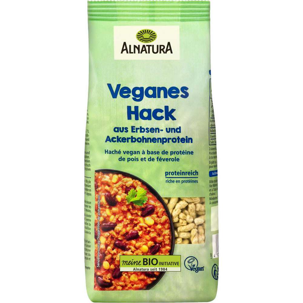Produktabbildung Alnatura Veganes Hack, aus Erbsen & Ackerbohnenprotein