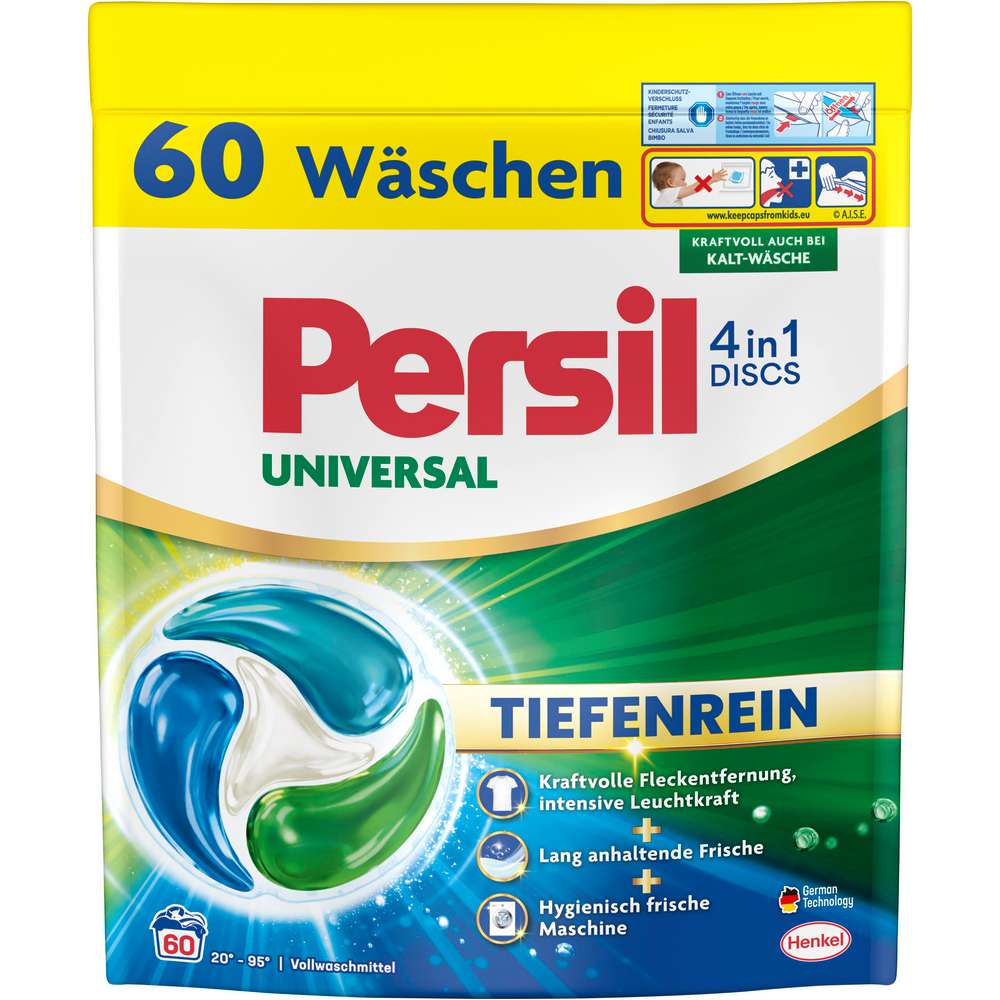 Produktabbildung Persil Universal-Waschmittel Discs 4in1