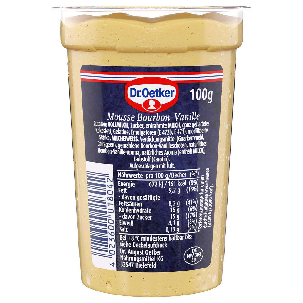 Produktabbildung Dr. Oetker Momente Mousse Bourbon-Vanille