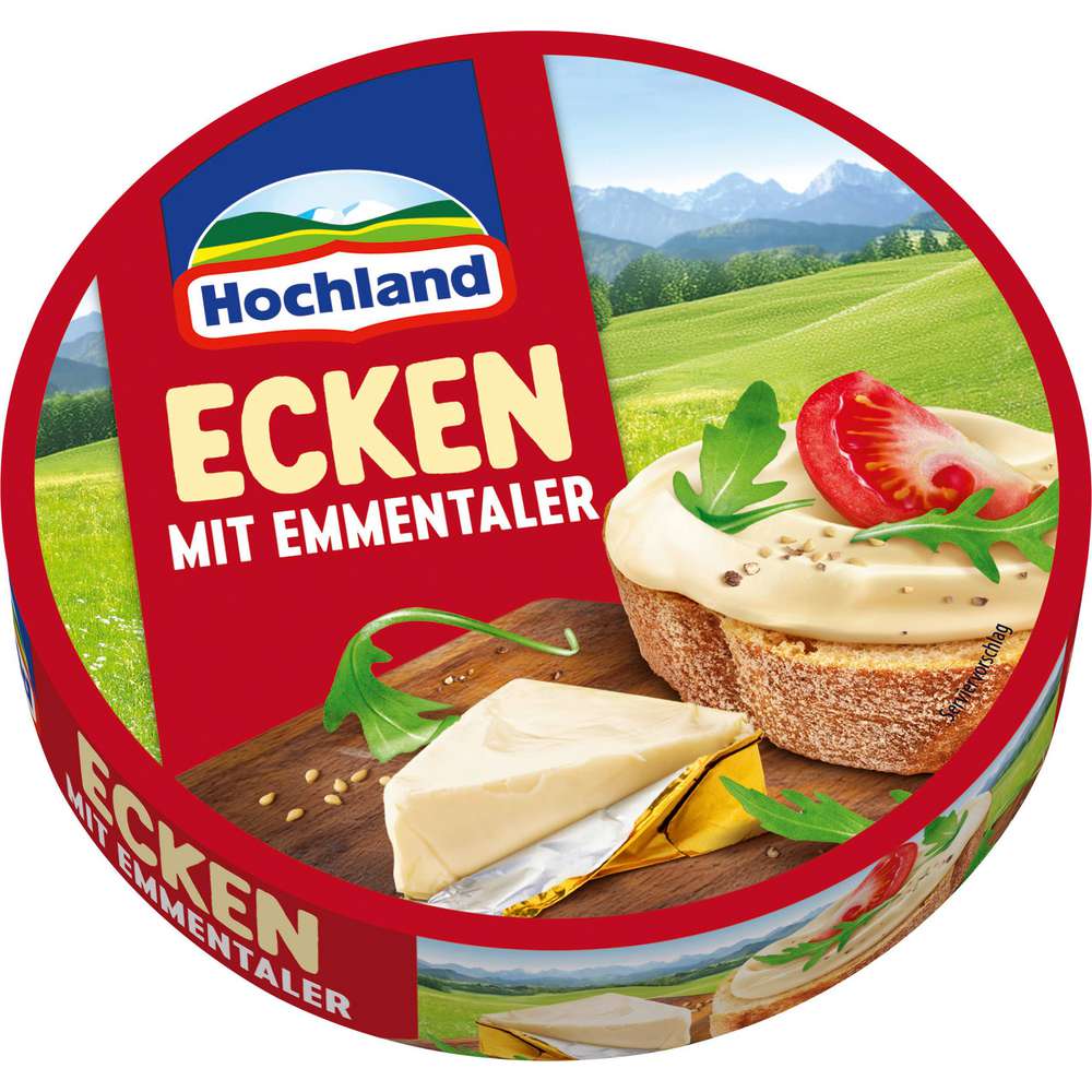 Produktabbildung Hochland Schmelzkäse-Ecken, Emmentaler