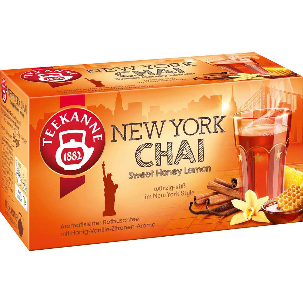 Produktabbildung Teekanne Ländertee New York Chai