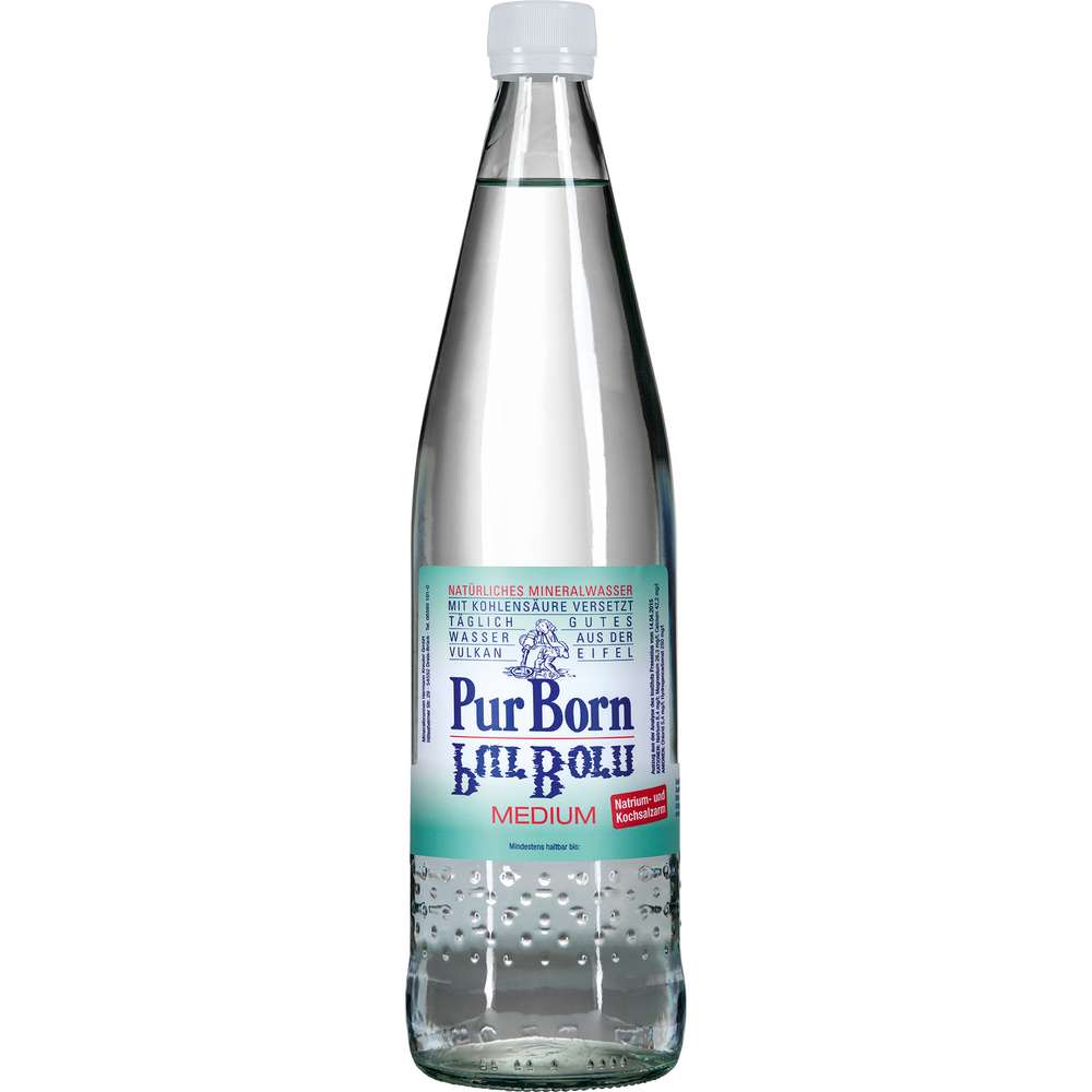 Produktabbildung PurBorn Mineralwasser Medium