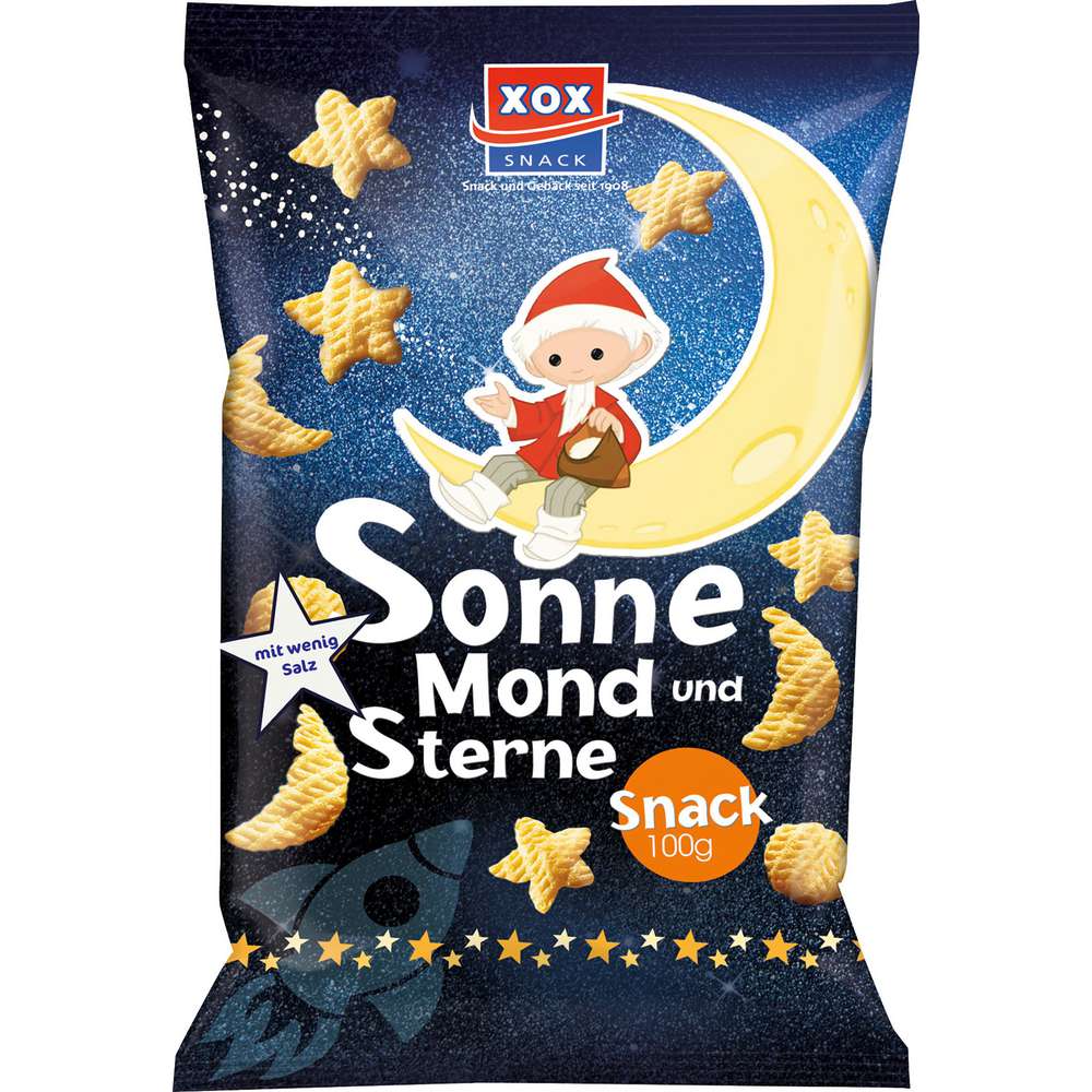 Produktabbildung XOX Chips, Sonne Mond & Sterne