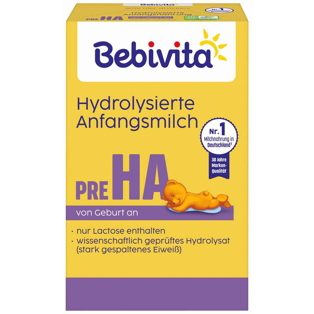 Produktabbildung Bebivita Anfangsmilch Pre HA