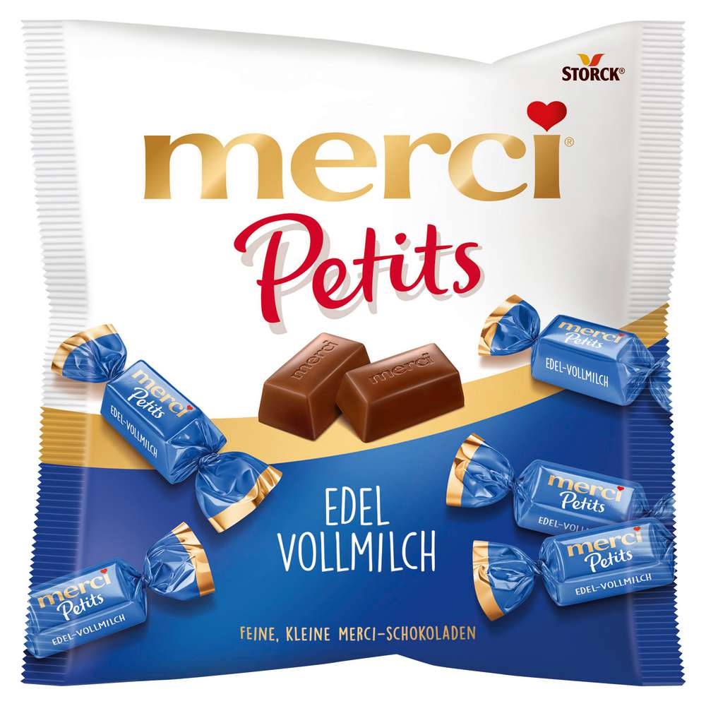 Produktabbildung Merci Schokolade Minis Edel-Vollmilch