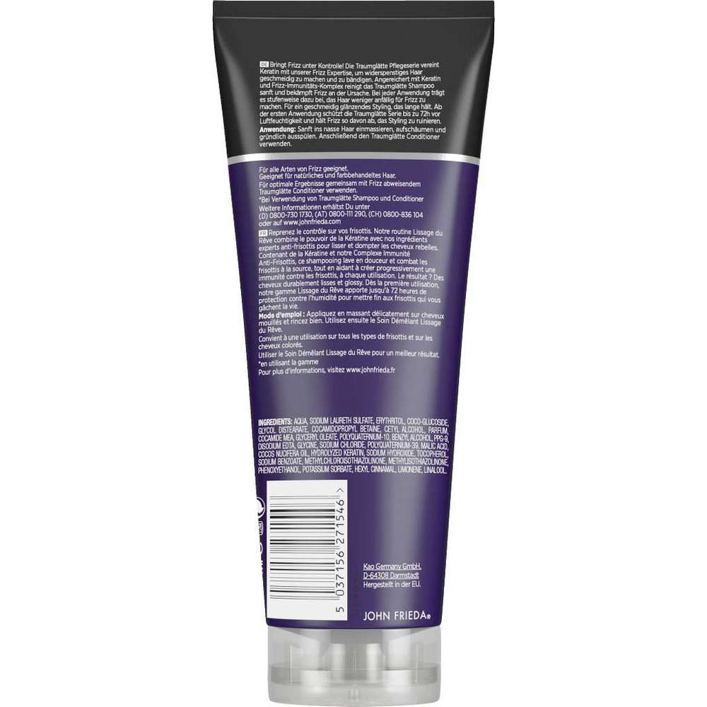 Produktabbildung John Frieda Shampoo Frizz Ease Traumglätte