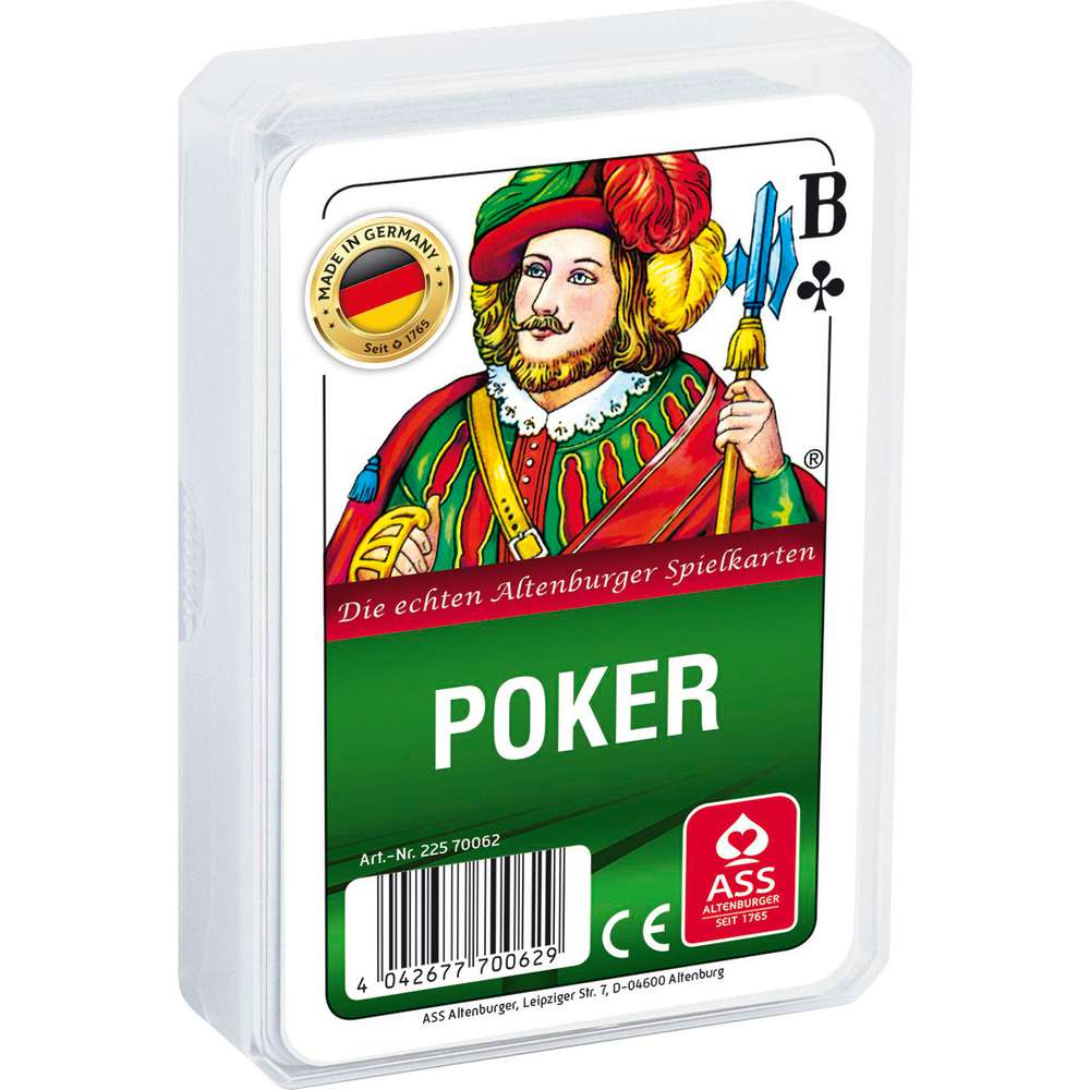 Produktabbildung ASS Altenburger Poker, Französisches Bild mit Kunststoffetui