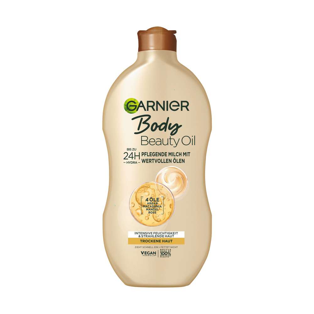 Produktabbildung Garnier Körperöl Milch Oil Beauty, pflegende Milch mit Ölen