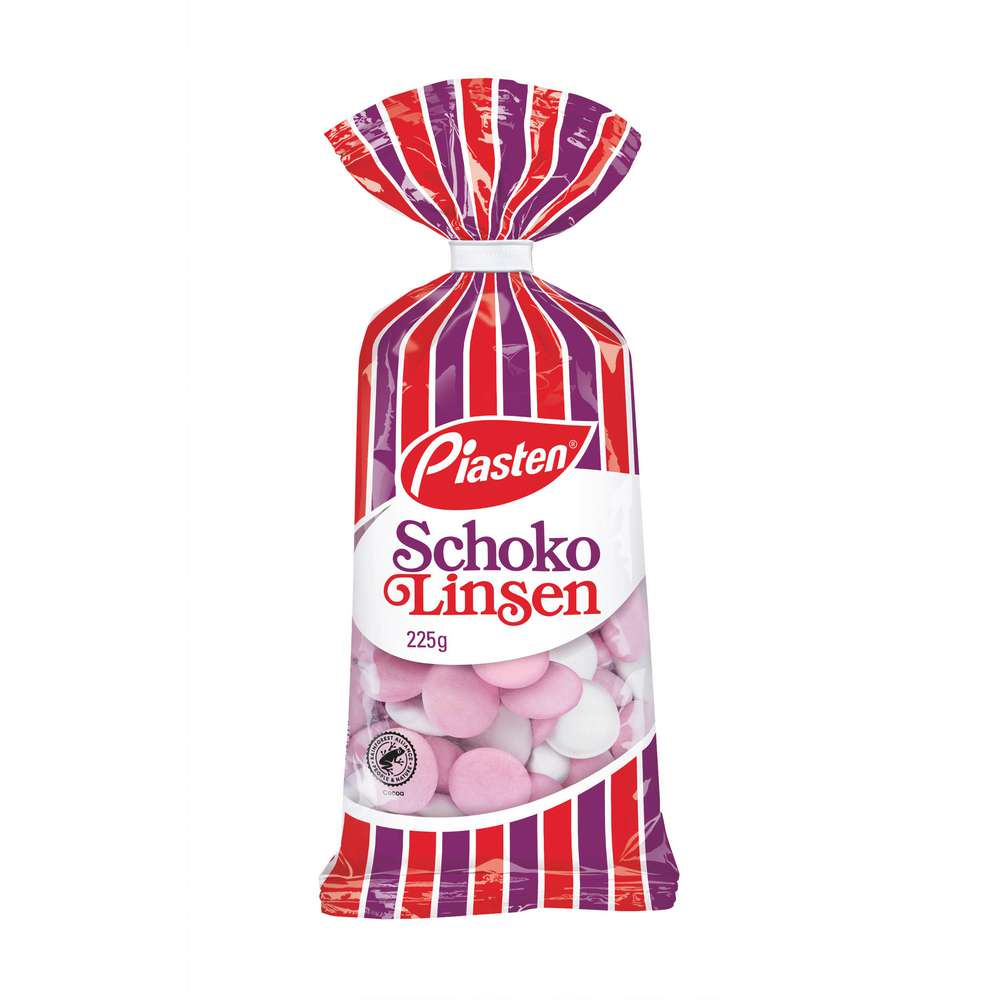 Produktabbildung Piasten Schoko Linsen
