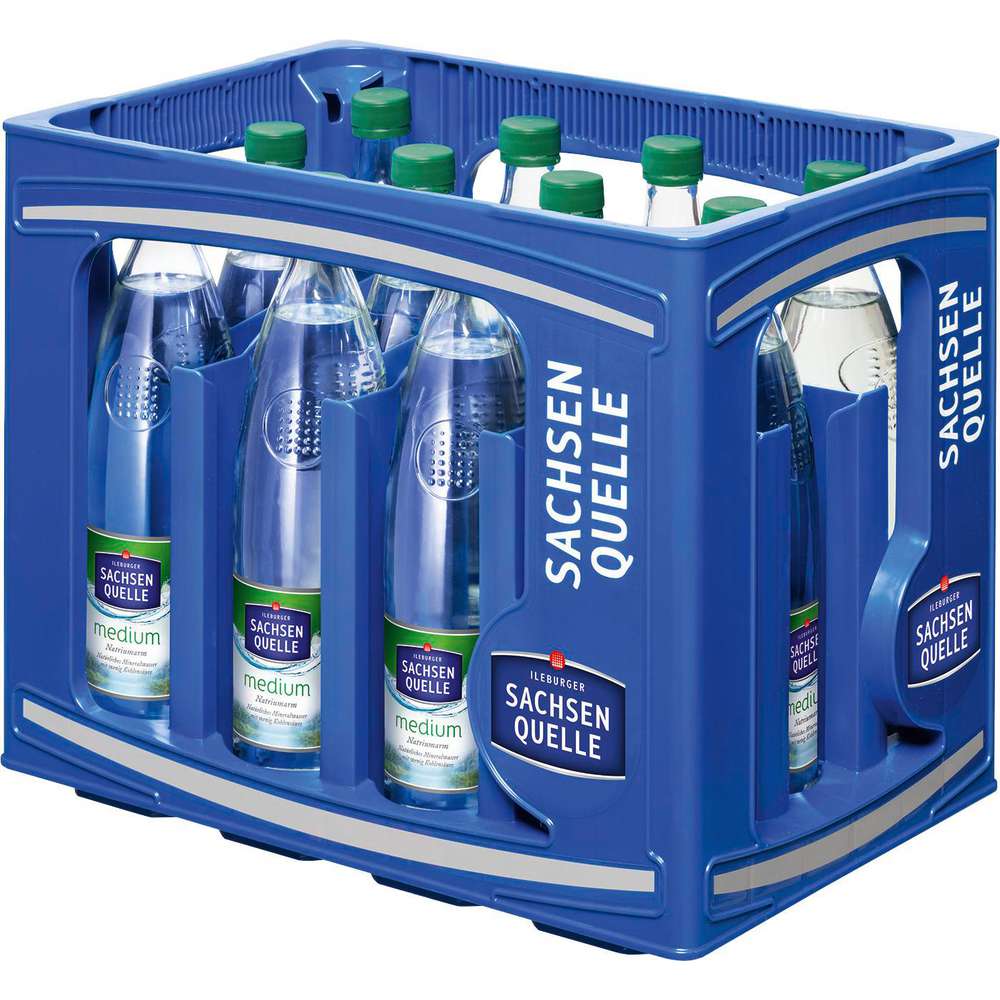 Produktabbildung Ileburger Sachsen Quelle Mineralwasser, medium (12x 0,750 Liter)