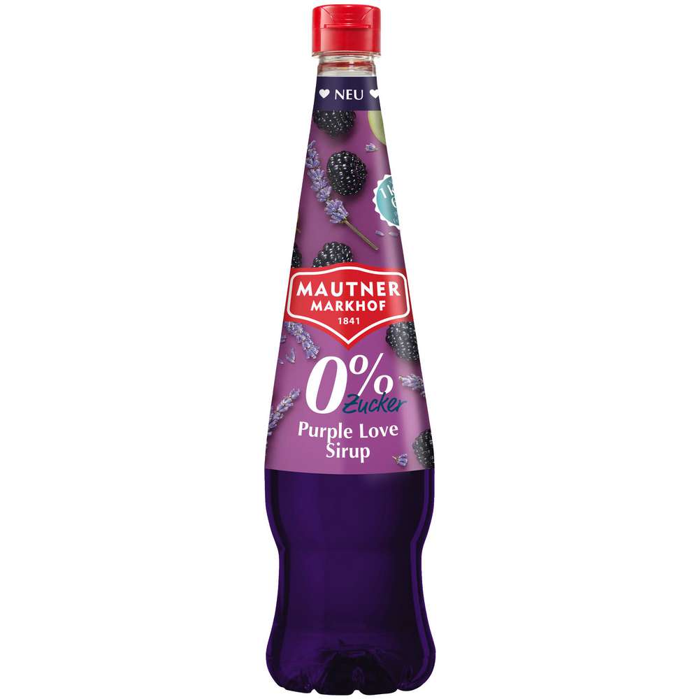 Produktabbildung Mautner Markhof Purple Love Sirup ohne Zucker