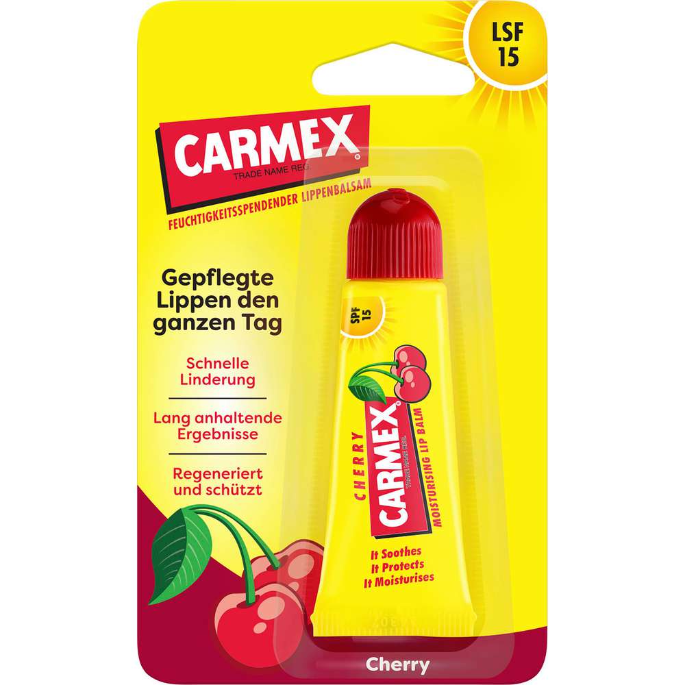 Produktabbildung Carmex Lippenbalsam Tube, Cherry LSF 15