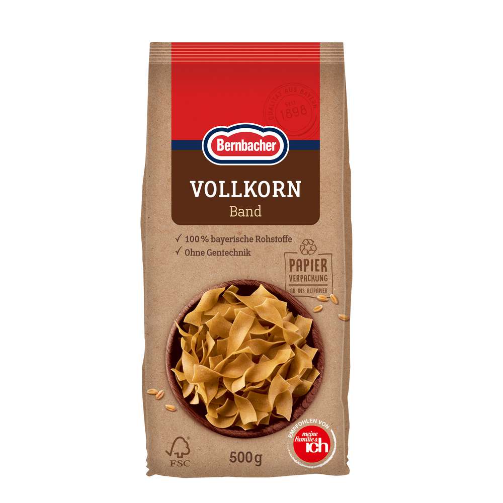 Produktabbildung Bernbacher Bandnudeln, Vollkorn 