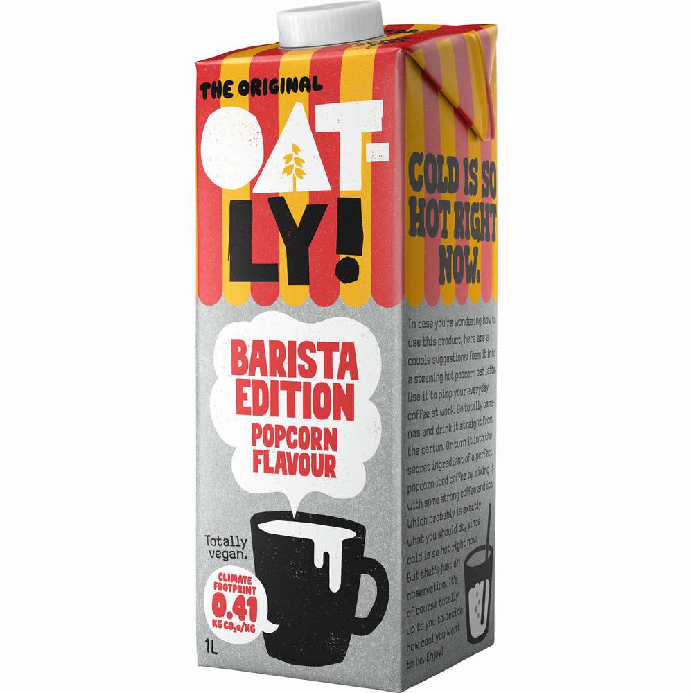 Produktabbildung Oatly Barista  Popcorn Flavour