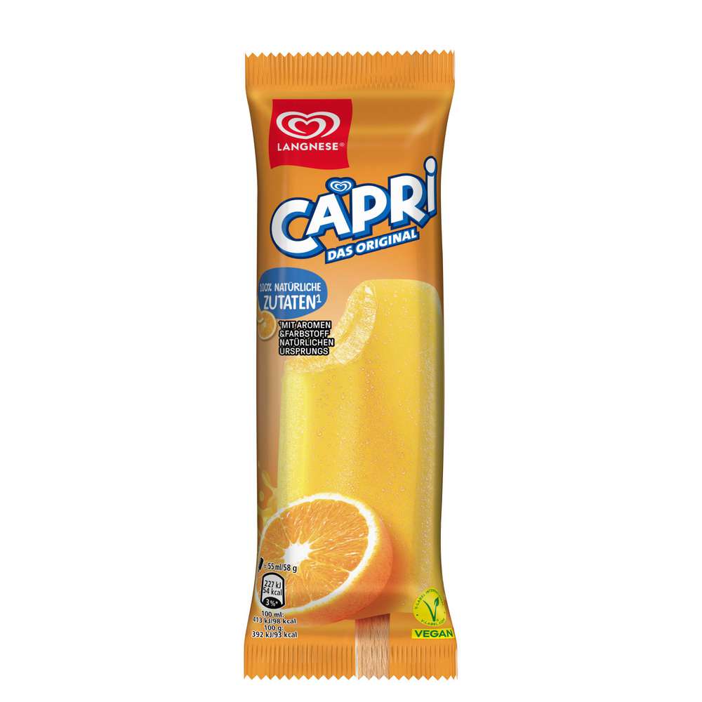 Produktabbildung Langnese Stiel-Eis Capri, Orange