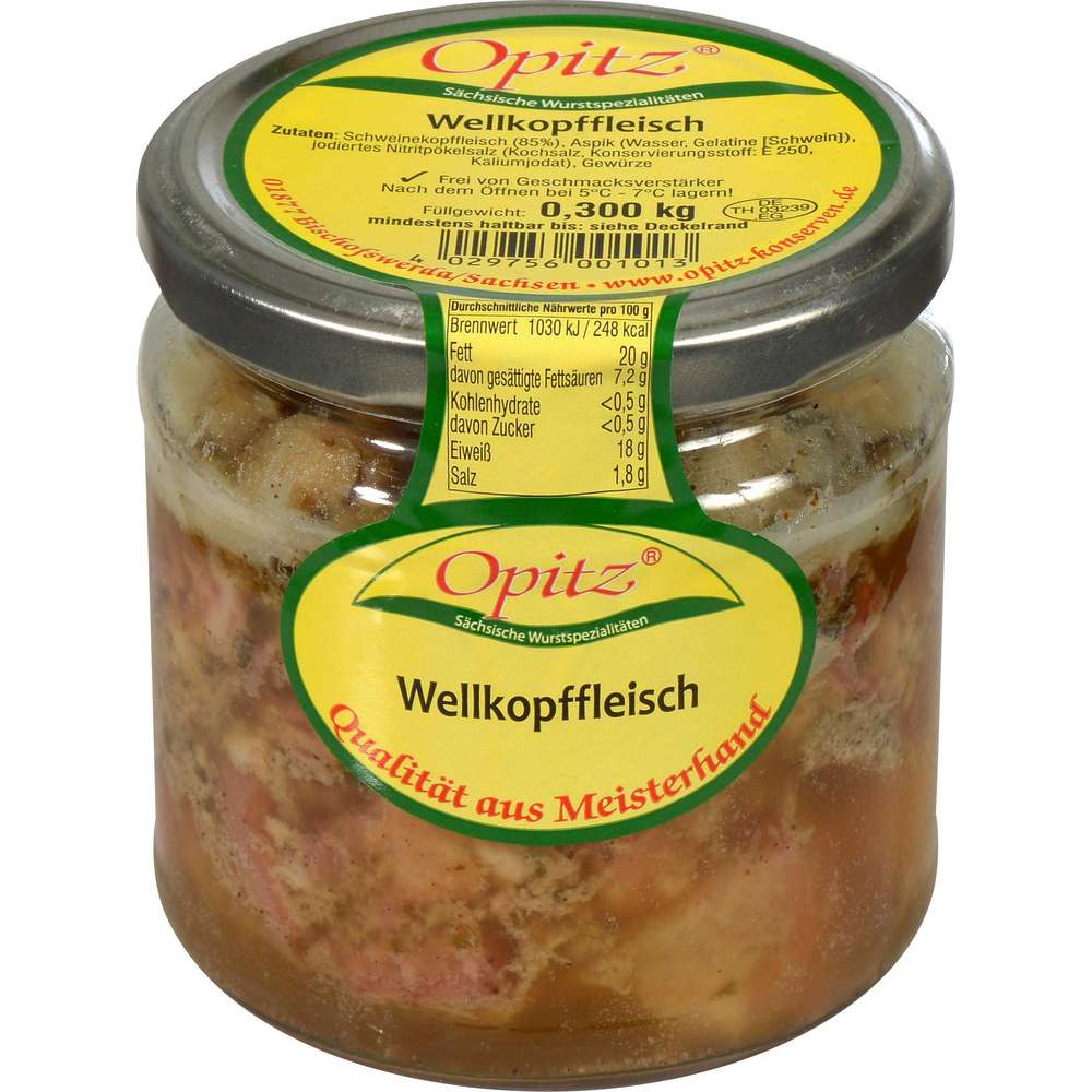 Produktabbildung Opitz Wellkopffleisch