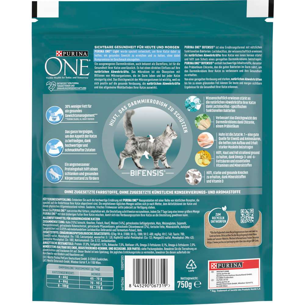 Produktabbildung Purina Katzen-Trockenfutter One, Huhn