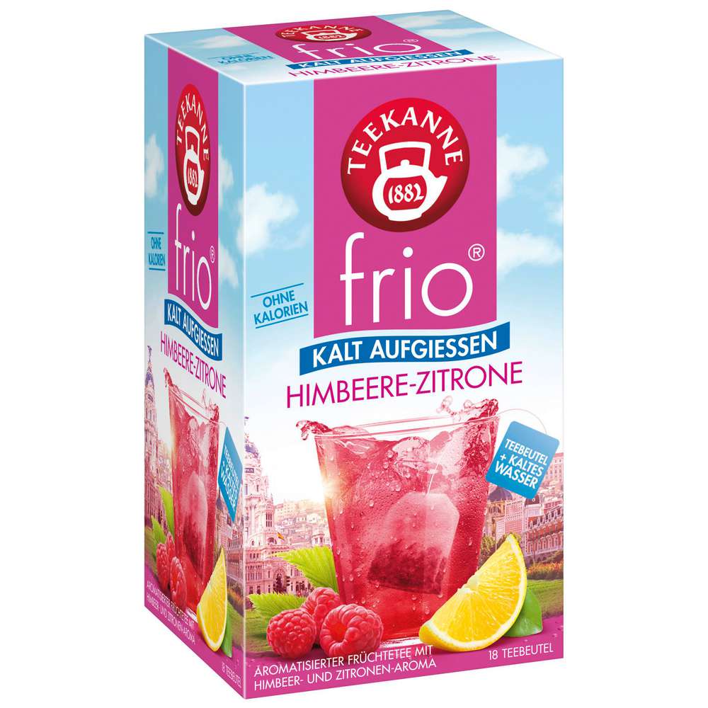 Produktabbildung Teekanne Instant Tee-Getränk frio, Himbeere-Zitrone