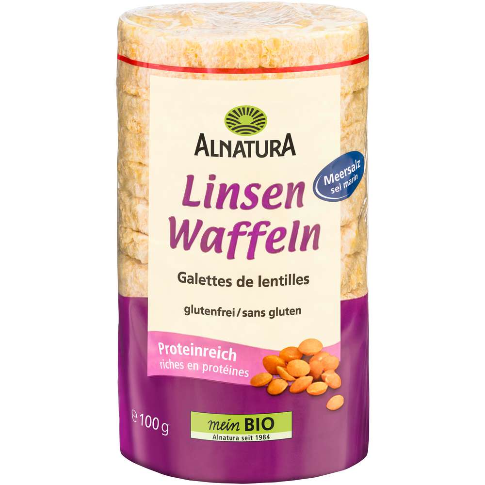 Produktabbildung Alnatura Linsenwaffeln