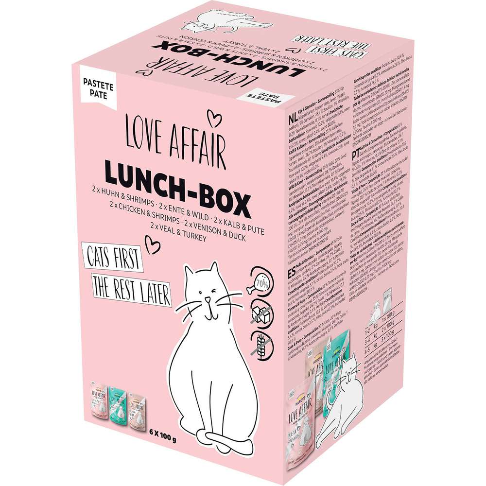 Produktabbildung Love Affair Katzen-Snacks, Huhn & Shrimps