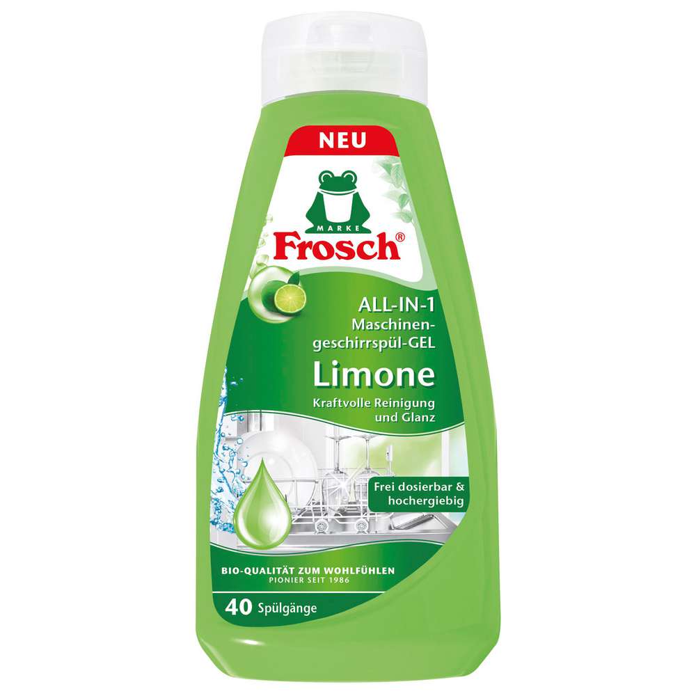 Produktabbildung Frosch Maschinengeschirrspül-Gel All-In-1, Limone